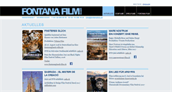 Desktop Screenshot of fontanafilm.ch